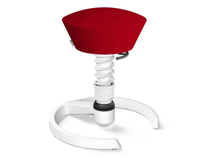 AERIS SWOPPER MIT GLEITER - Swopper Low Gestell Weiß Rot