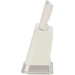 Tefal Messer-Set-Ständer 5 Messer Light Eversh Pro GB, Küchenmesser, Silber