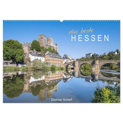 Das beste Hessen (Wandkalender 2026 DIN A2 quer), CALVENDO Monatskalender