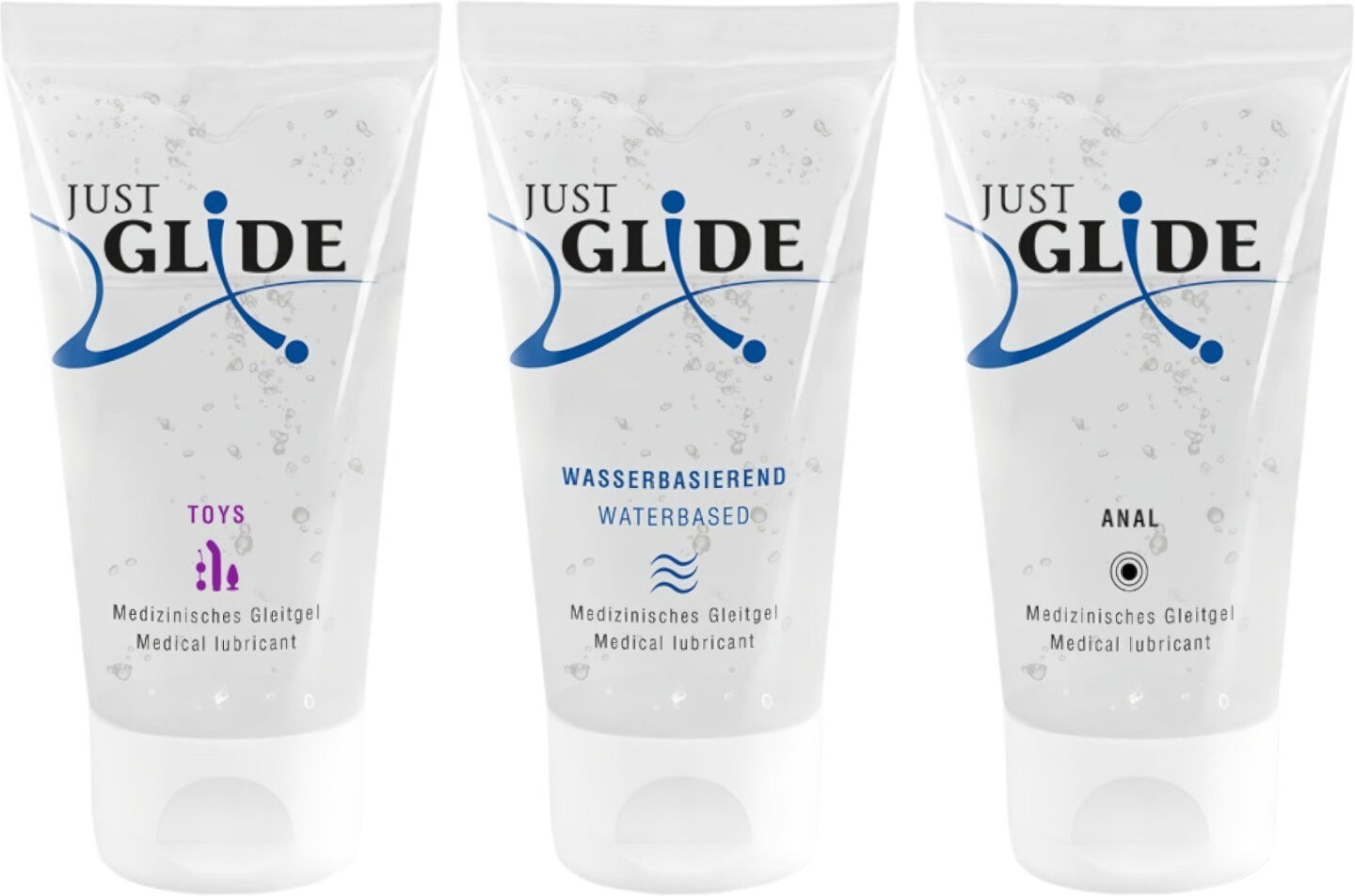 Just Glide - Glidecreme Sæt - 3x50ml
