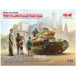 ICM FCM 36 with French Tank Crew