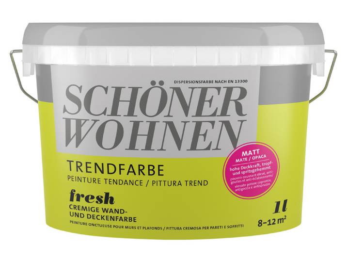 Schöner Wohnen Farbige Dispersion Trendfarbe 1 l
