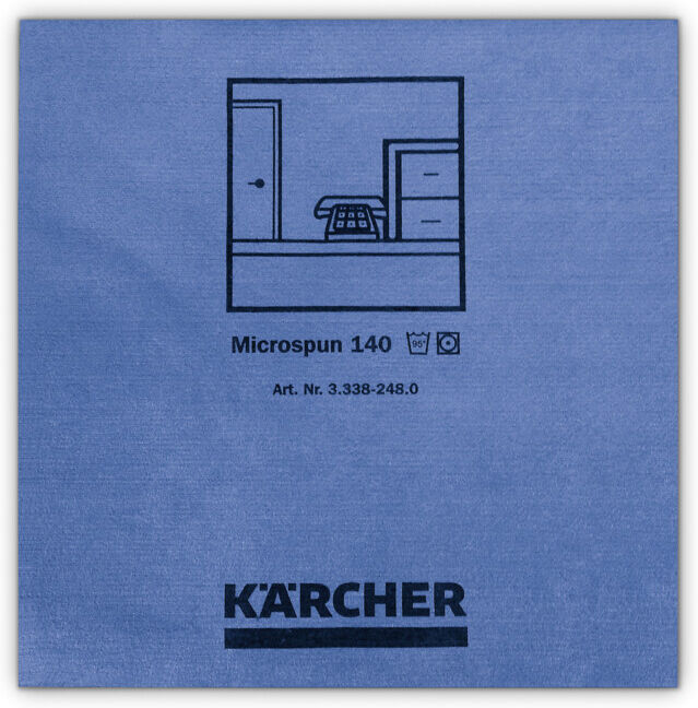 Kärcher Chiffon microfibre micro-filaments bleu (3.338-248.0)