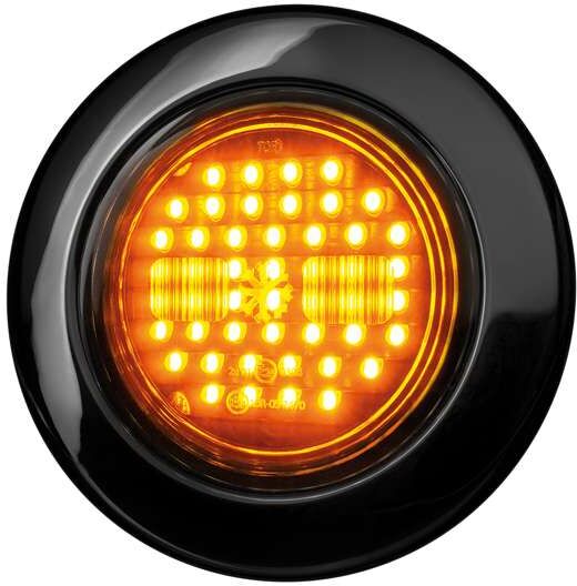 STRANDS DARK KNIGHT IZE LED INDICATOR LIGHT ROUND 10-32V   2.5M Cable