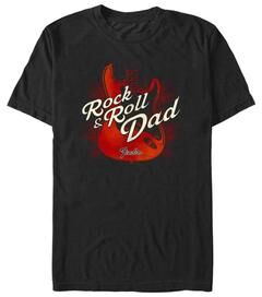 Men's Big & Tall Rocknroll Dad Tops & Tees by Mad Engine in Black (Size 5XL)