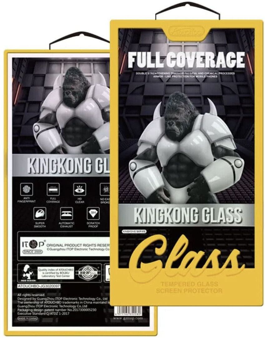 ATOUCBO Mobile Phone Tempered Glass Screen Protector King Kong Series Full Coverage for Apple iPhone, iPhone 17 Pro