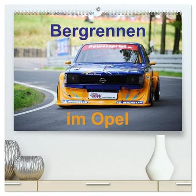Bergrennen im Opel (hochwertiger Premium Wandkalender 2026 DIN A2 quer), Kunstdruck in Hochglanz