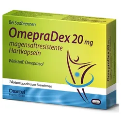 OMEPRADEX 20 mg magensaftresistente Hartkapseln 14 St