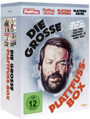 Bud Spencer - Bud Spencer - Die große Plattfußbox [Remastered Version, 4 DVDs] - Preis vom 12.10.2026 11:37:12 h