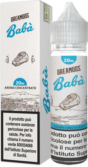 Dreamods Babà Rum Italian Selection Liquido Shot 20ml Pan Di Spagna Rum