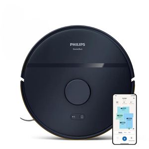 Philips Saugroboter HomeRun 2000 Series XU2000/10, dunkelblau, 2.700 Pa Saugkraft, mit Wischfunktion & Ladestation