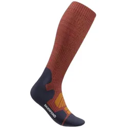 Bauerfeind, Herren, Sportsocken, Outdoor Merino Compression Socks (46 - 49), Rot