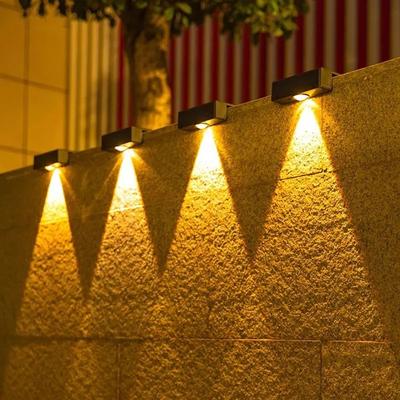 Uplift Treasures Ultra Bright Solar LED Outdoor Wall Lamp warm 4 Pcs