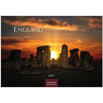 England Kalender 2027 – Wandkalender | Fotokalender England 35x50cm Grosses Format - Atemberaubende Fotos von bekannten Sehenswürdigkeiten und