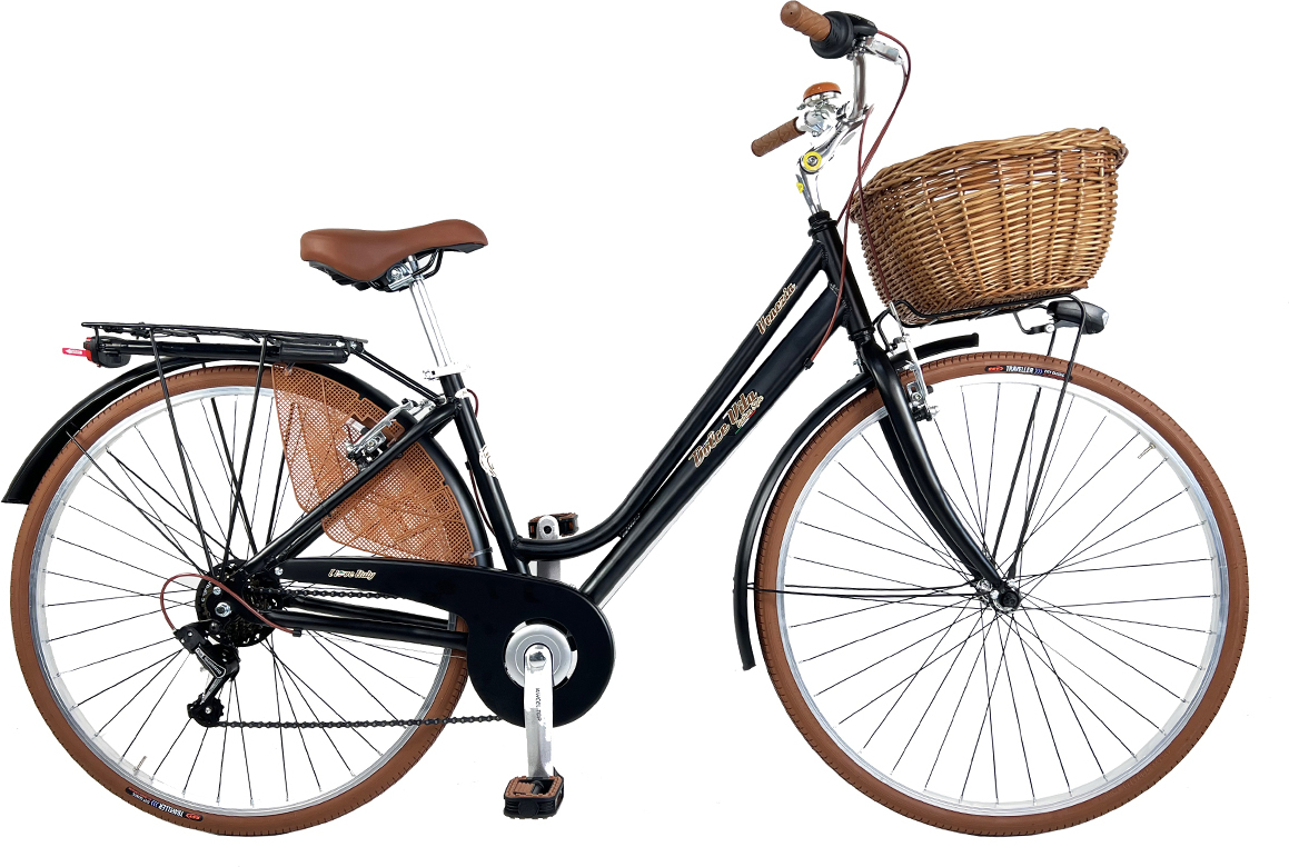 Venezia Canellini Fahrrad Dolce Vita Dame 28' - Schwarz