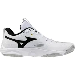 Mizuno, Unisex, Hallenschuhe, Wave Momentum Elite (41), Rot, Weiss, Schwarz