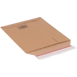 Versandtasche aus Wellpappe 210 x 292 x 50 mm A4