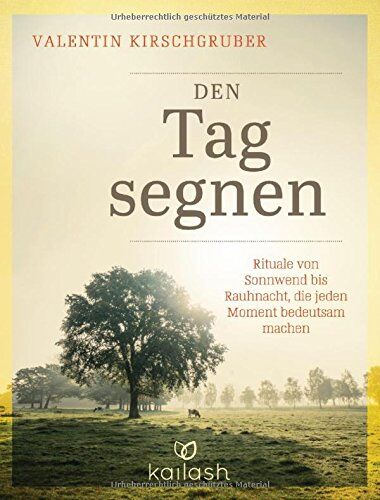 Valentin Kirschgruber - Den Tag segnen: Rituale von Sonnwend bis Rauhnacht, die jeden Moment bedeutsam machen - Preis vom 18.10.2026 15:28:09 h