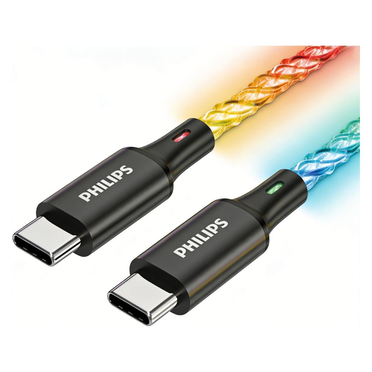 Philips USB-C to USB-C Party Cable 1m (1 m, USB 2.0, 60 W) (PHIL-DLC5130C/00)