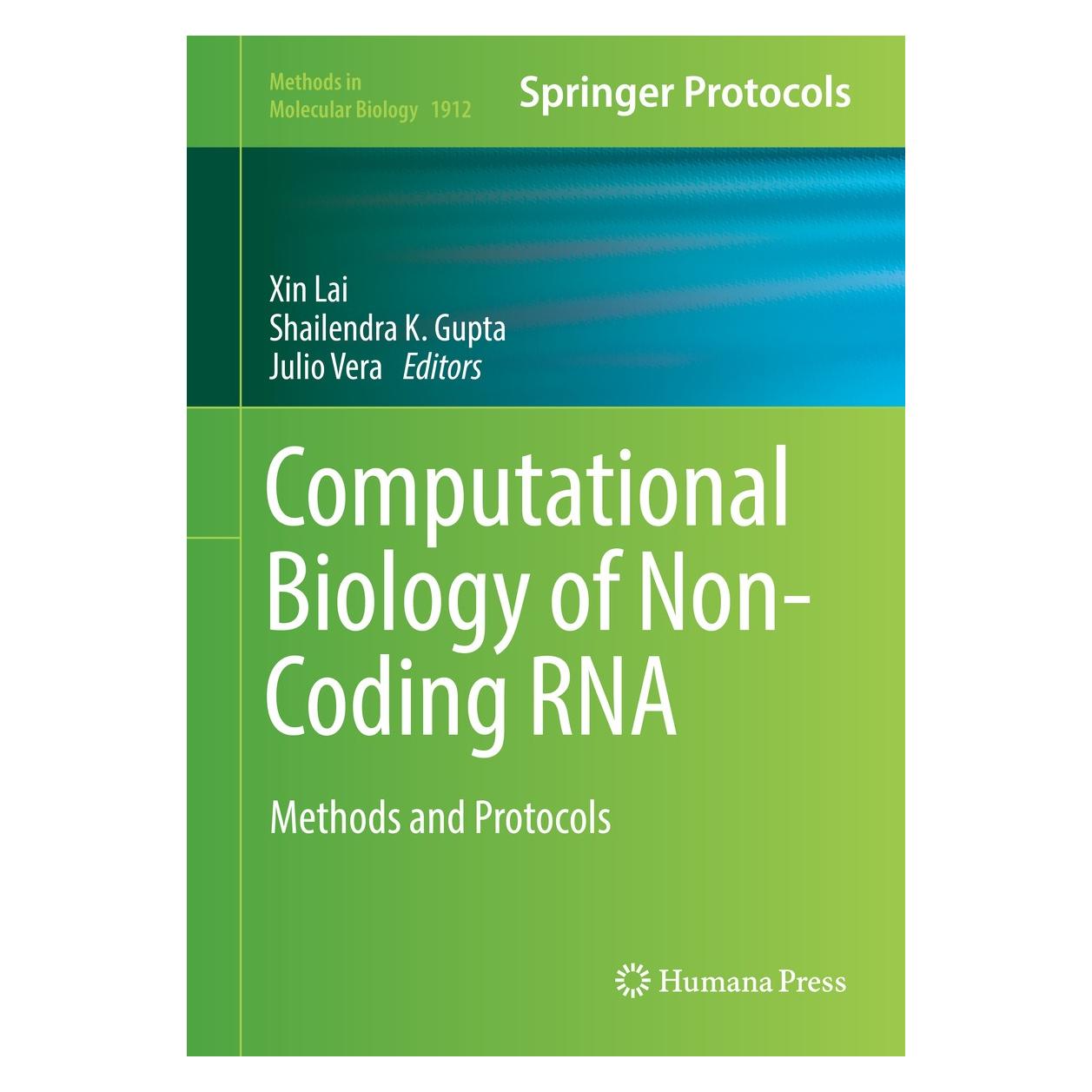 Springer Computational Biology of Non-Coding RNA (Englisch, Hardcover, Julio Vera, Shailendra K. Gupta, Xin Lai) (9781493989812)