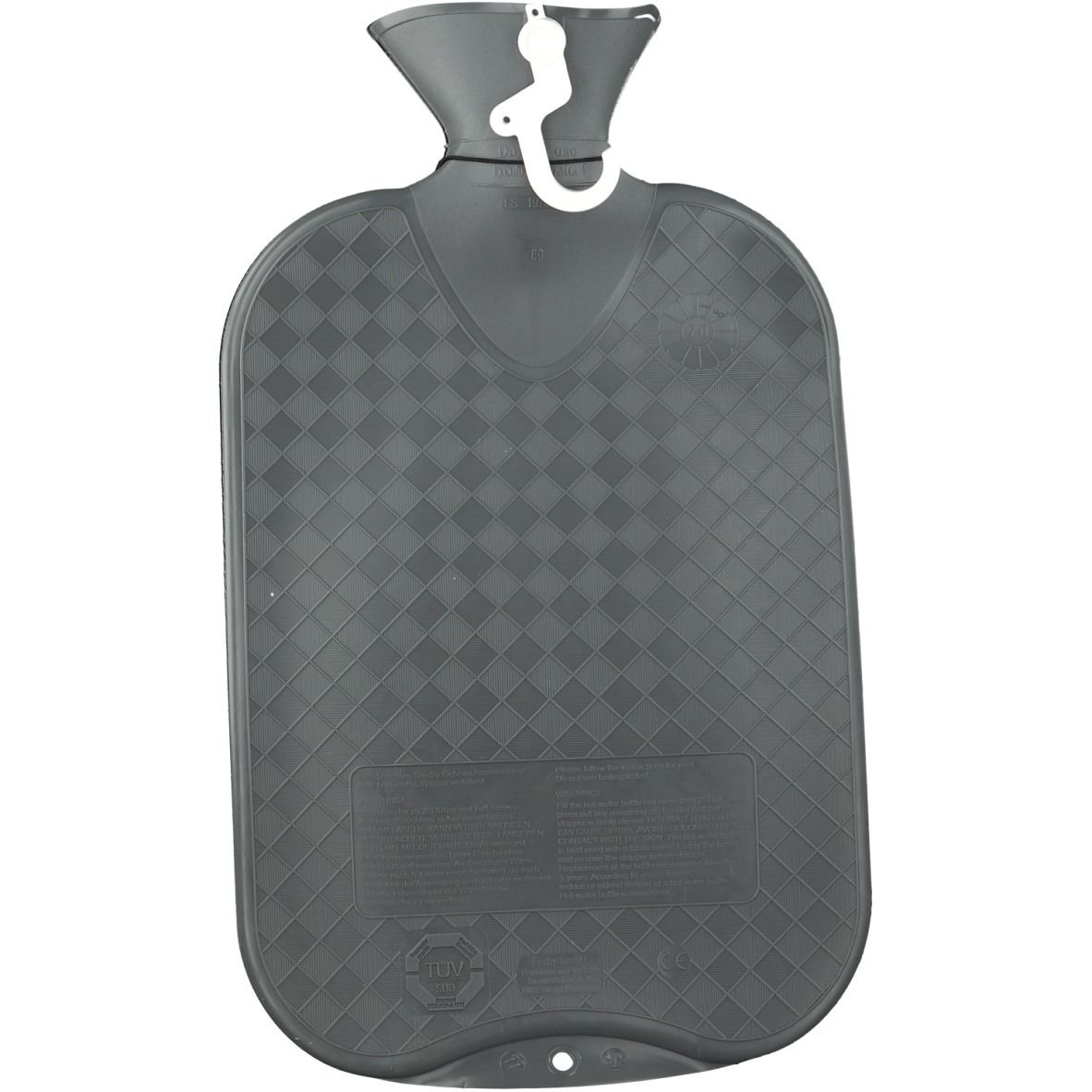 Fashy Wärmflasche glatt anthrazit 6420 21 1 St