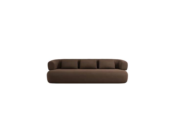 3-Sitzer Design Sofa Estro Samt Chocolat chosen by Bloomingloft