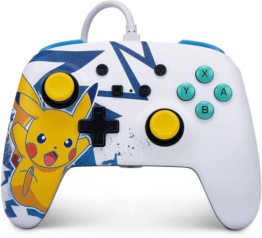 PowerA Nintendo Switch Langallinen Peliohjain Pikachu High Voltage