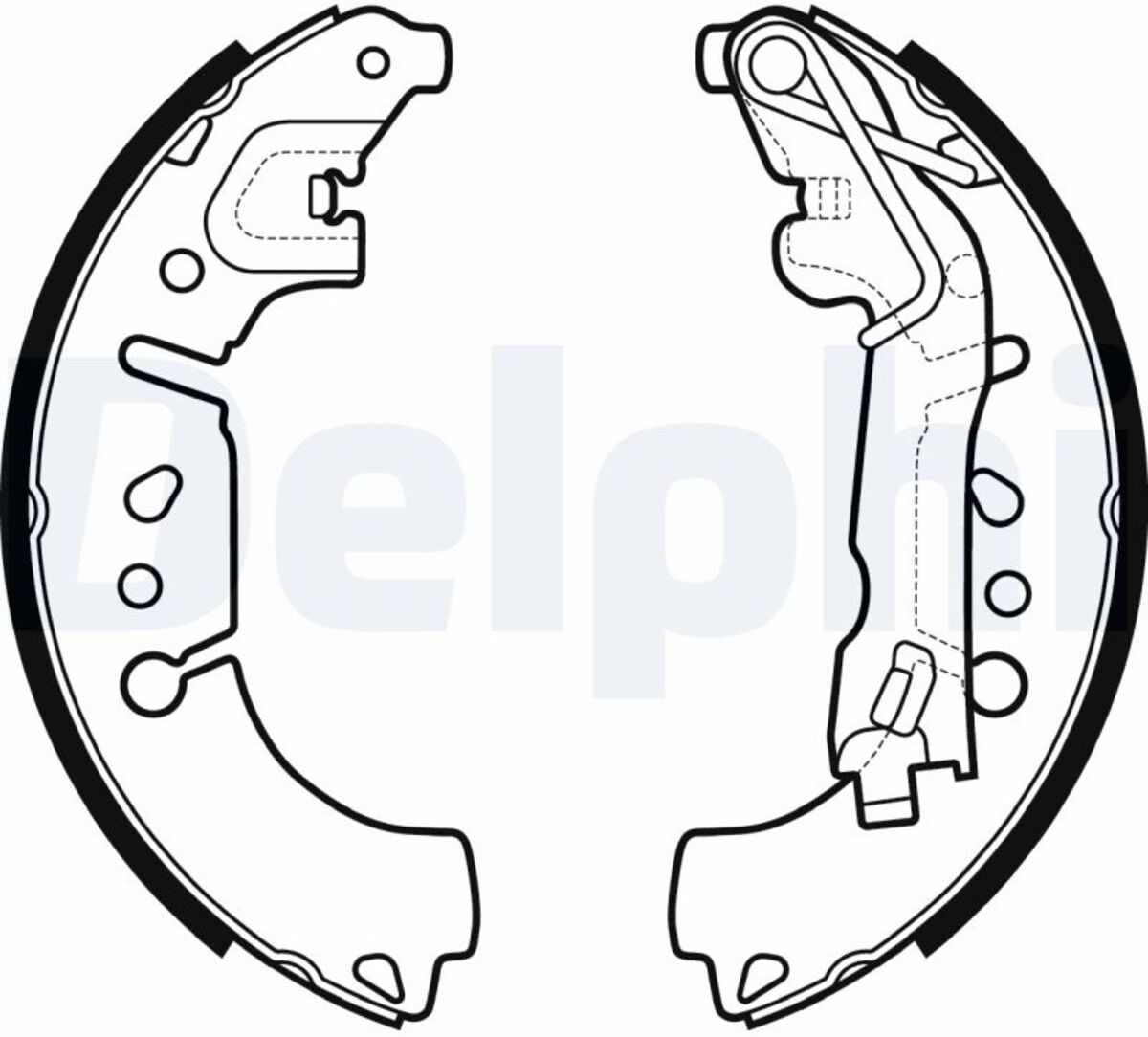 Bremsbackensatz DELPHI LS2135
