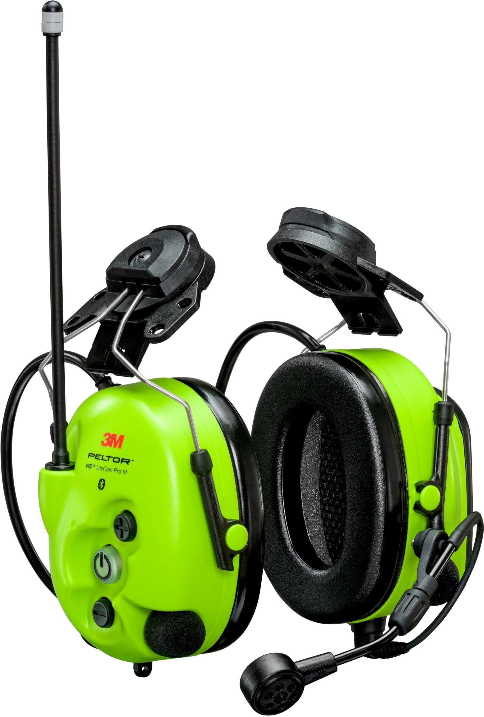3M Hörselkåpa WS LiteCom PRO III GB med hjälmfäste, 32 dB, PMR446 MHz, analogt/digit