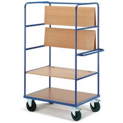 ROLLCART AUG 07 Etagenwagen klappbar Stahl pulverbeschichtet Traglast (max.): 500 kg Enzianblau (RAL 5010)