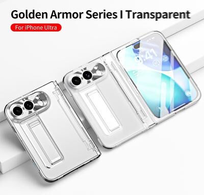 LightInthebox Phone Case For iPhone Ultra Flip Cover with Stand Holder Shockproof ABSPC