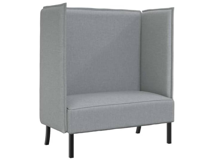 Makastle Hoher Rücken Sofa Couch 101cm Hellgrau Stoff