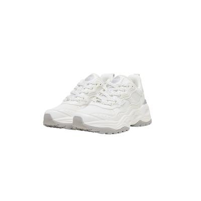 Sneaker BUFFALO "Buffalo ZERA - VEGAN NAPPA/MESH", Damen, Gr. 40, weiß, Kunstfaser, Schuhe Sneaker