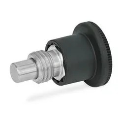 Miniraster, Edelstahl / Kunststoff-Knopf (822.7-6-M12X1,5-B)