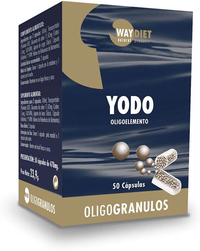 Waydiet Natural Iodo Oligogranulos 50 caps