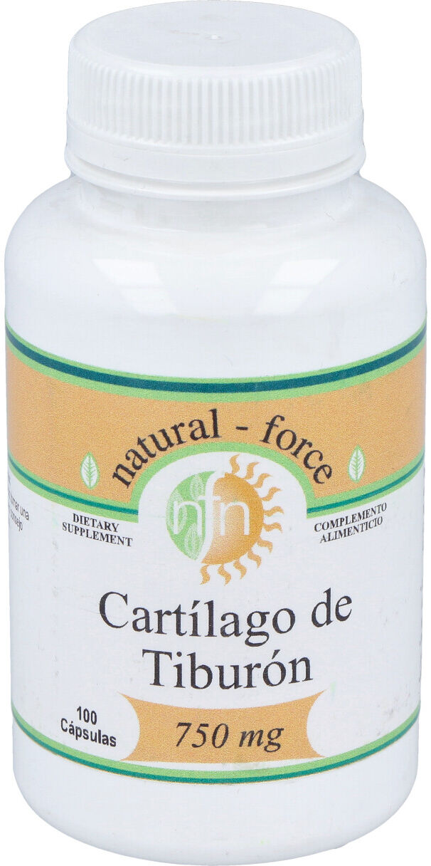 Nutri-force cartilago de tiburon 750mg. 100cap.