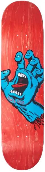 Santa Cruz Skateboards Tavola Skateboard Santa Cruz Screaming Hand (8" - Rosso) taglia 8"
