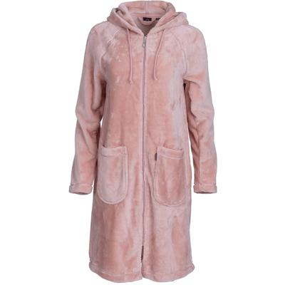 Damenbademantel WEWO FASHION "6601" Gr. XXL, rosa (rose), L:100cm, Wellsoft-Microfaser, Hausmäntel, unübertroffen kuschelig