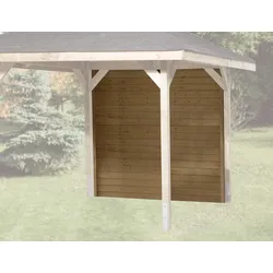 Weka 28 mm Wandelement geschlossen für Gartenoase 651