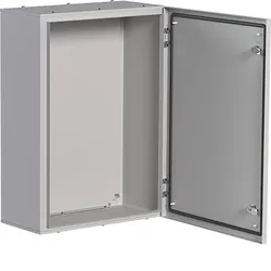 Hager FL721L Schrank, orion.tech geschl. Tür, Montageplatte, H700 B500 T250