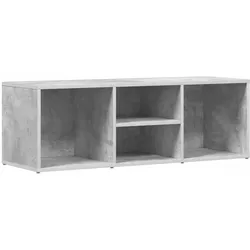 vidaXL Schuhbank Betongrau 105x35x35 cm Holzwerkstoff