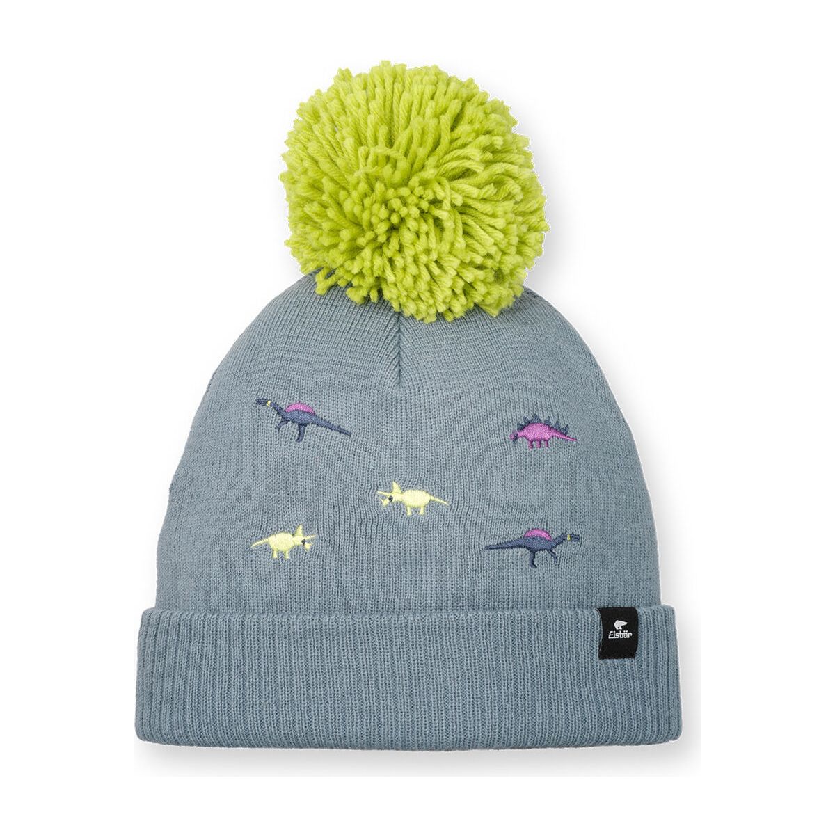 Eisbär Talur Pompon Mütze Kids fjord/winter lemon (219) 53 89098-219-53