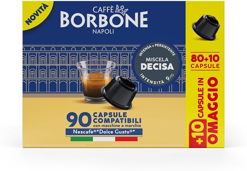 Capsule caffè Borbone Decisa compatibili Dolce Gusto 90pz