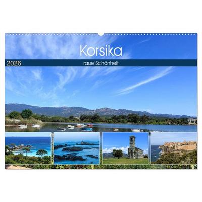 Korsika - raue Schönheit (Wandkalender 2026 DIN A2 quer), CALVENDO Monatskalender