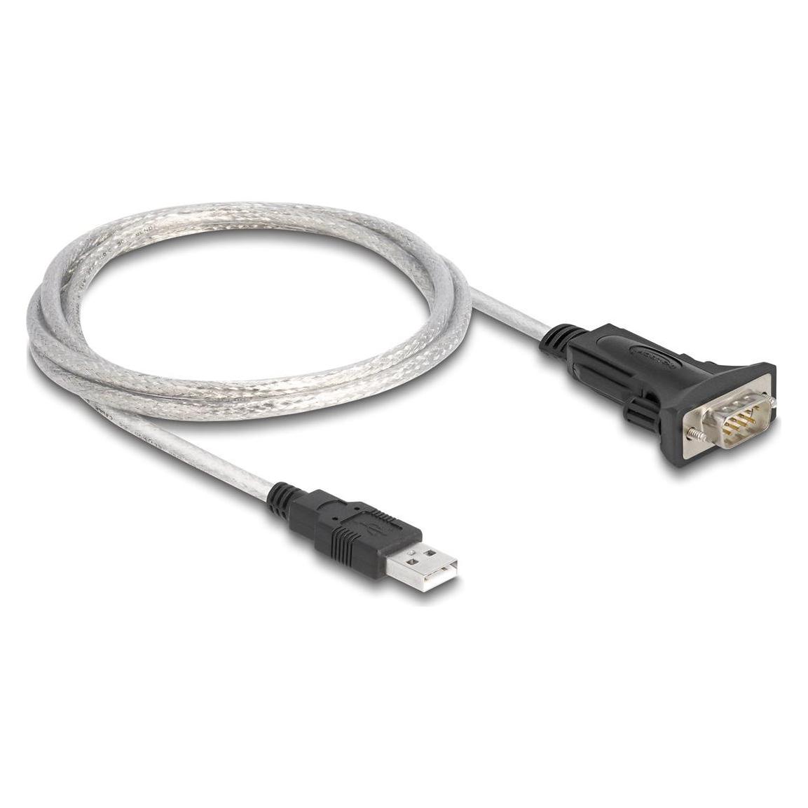 Delock Adapter USB 2.0 Typ-A zu 1 x Seriell RS-422/485 Steck (1 m) (64268)