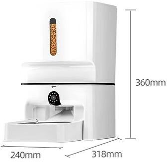 Uplift Essentials """Watch & Well"" 7L Smart HD Video Feeder white"