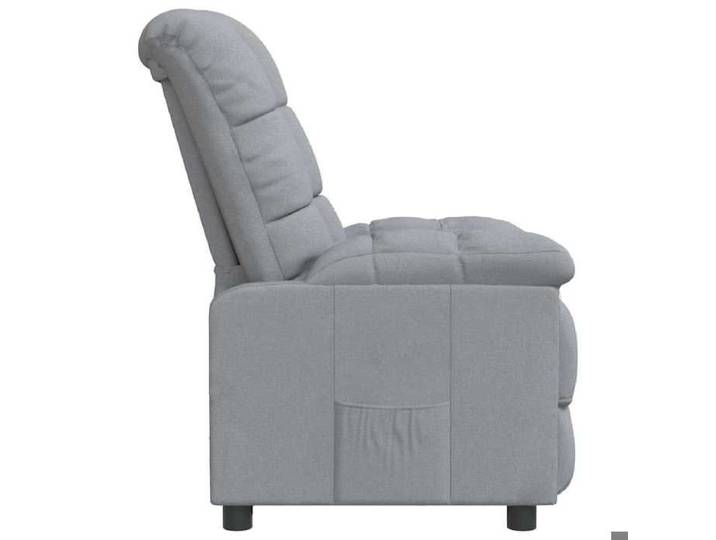 Magnifique Fauteuil inclinable Gris clair Tissu - design polyvalent - pour maison - Gris 27.3 kg 2026_351178