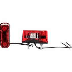 WAS Kennzeichenleuchte Offene Kabelenden hinten 12 V/DC, 24 V/DC 245