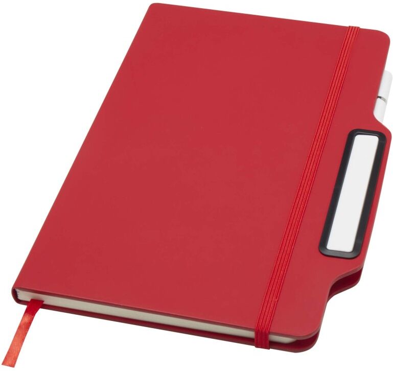 Carnet A5 personnalisable avec stylo et crayon Nexus rouge