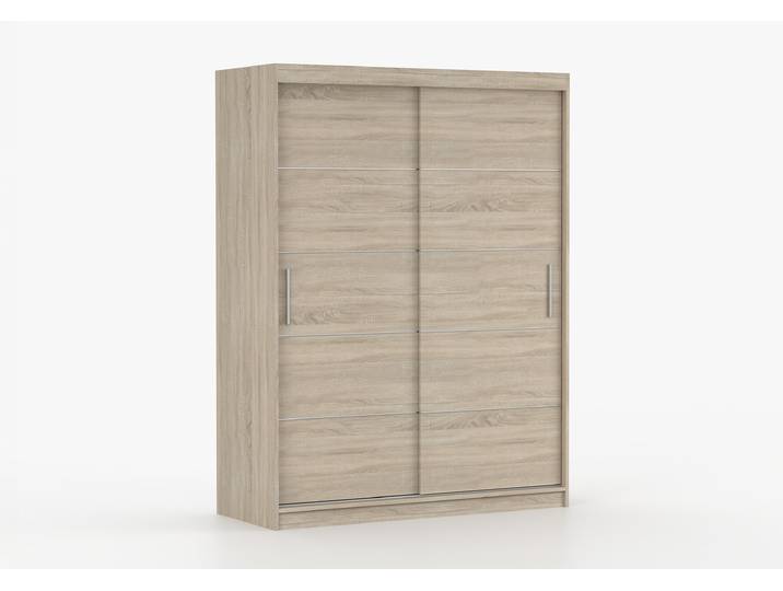 Schwebetürenschrank VISTA 06 150 cm Sonoma Eiche Sonoma Eiche